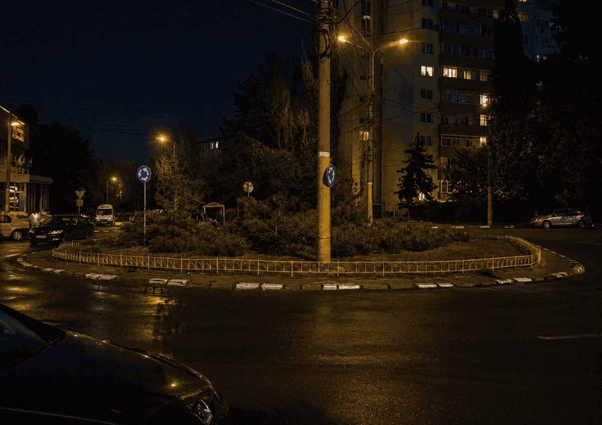 Avertisment vizual pentru zona Tomis Nord și escorte Cireșica Constanța, evidențiind riscurile de înșelăciune din cartier.