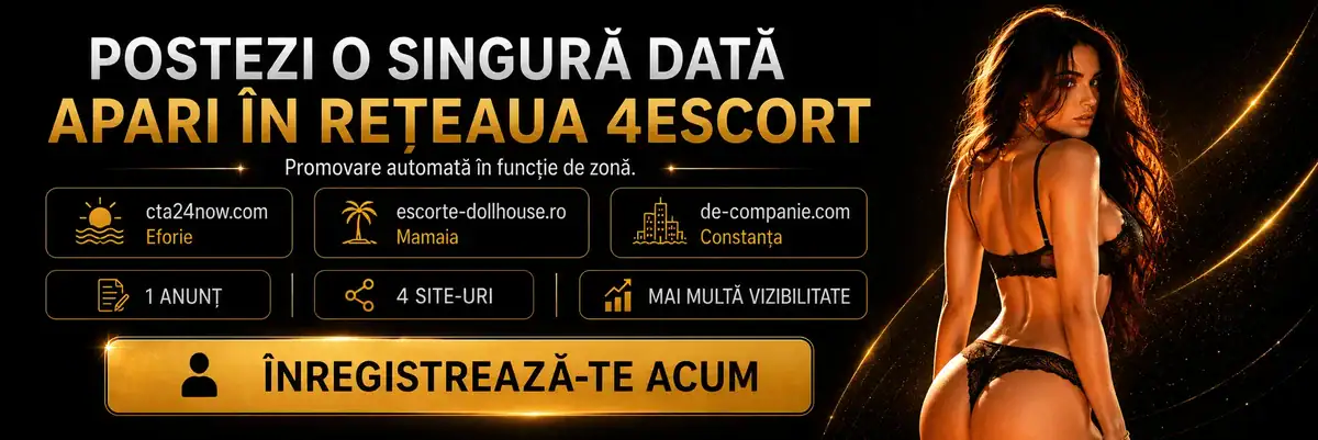 Postezi pe 4escort.ro și apari automat în rețea